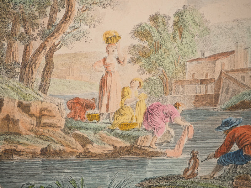 Joseph VERNET :, Gravure originale (photo de détail 3) - Crédit photo : Galerie Art.Paris