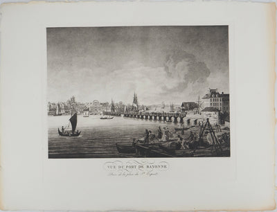 Louis Ambroise GARNERAY :, Gravure originale (vue générale) - Crédit photo : Galerie Art.Paris