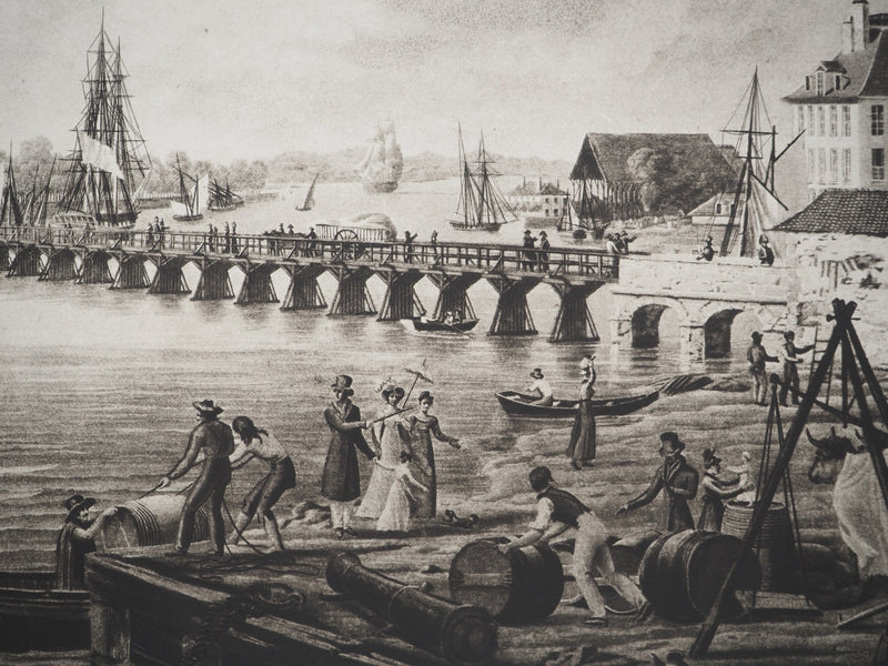 Louis Ambroise GARNERAY :, Gravure originale (photo de détail 3) - Crédit photo : Galerie Art.Paris