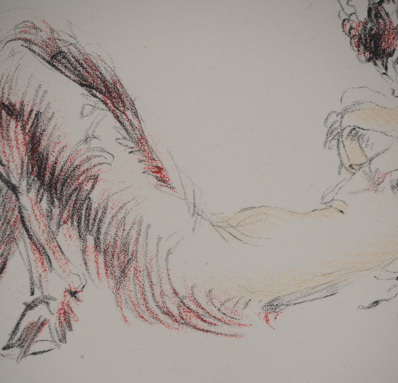 Jean-Gabriel DOMERGUE : Jeune faune, Lithographie originale (photo de détail 4) - Crédit photo : Galerie Art.Paris