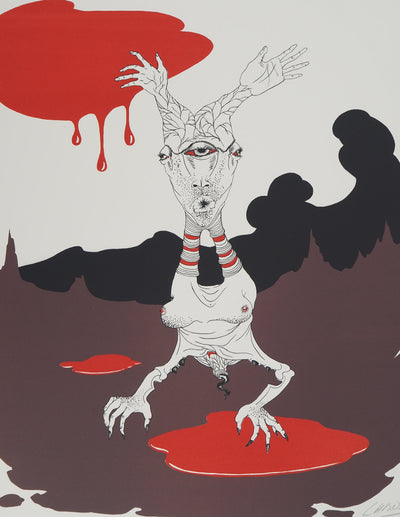 Félix LABISSE : Le manu military, Lithographie originale (photo de détail 2) - Crédit photo : Galerie Art.Paris