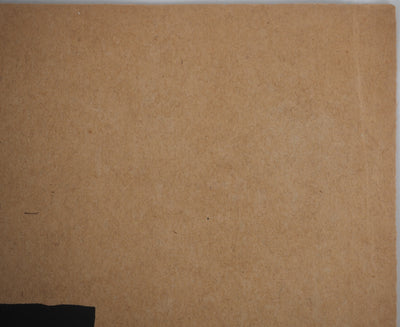 Yvon TAILLANDIER : L'ambassade du Taillandier-Land en noir sur papier brun, Sérigraphie originale (photo de détail 8) - Crédit photo : Galerie Art.Paris