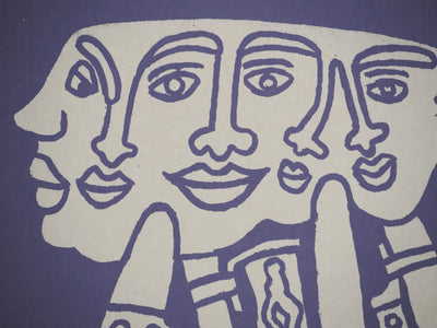 Yvon TAILLANDIER : Le Catitipède violet e.a, Sérigraphie originale (photo de détail 5) - Crédit photo : Galerie Art.Paris