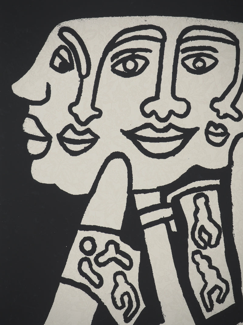 Yvon TAILLANDIER : Le Catitipède noir, Sérigraphie originale (photo de détail 4) - Crédit photo : Galerie Art.Paris