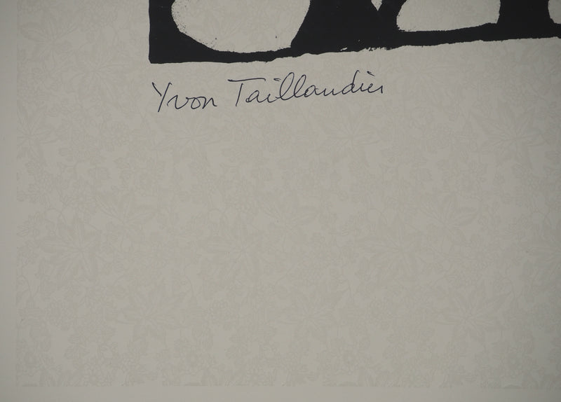 Yvon TAILLANDIER : Le Catitipède noir, Sérigraphie originale (photo de détail 7) - Crédit photo : Galerie Art.Paris