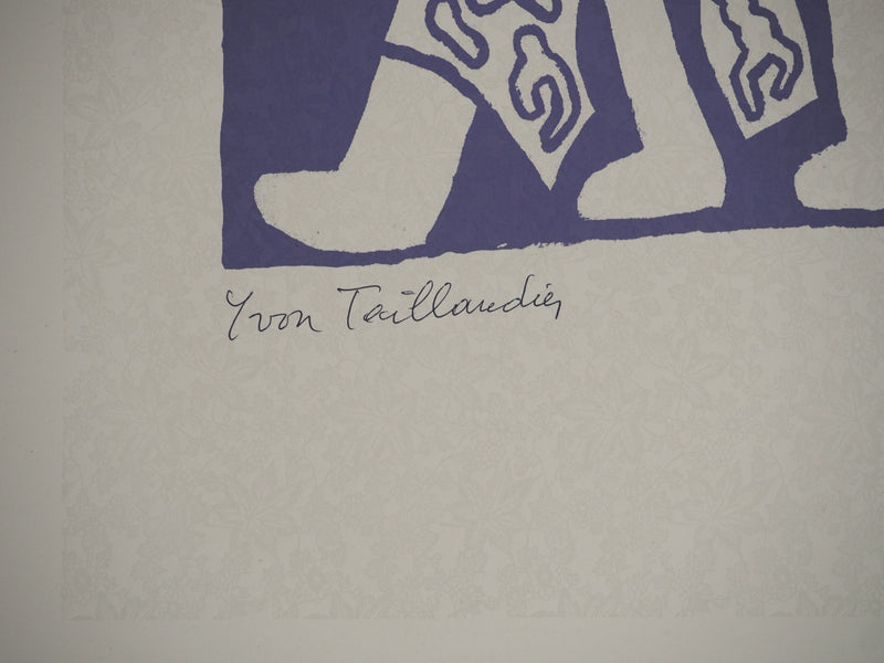 Yvon TAILLANDIER : Le Catitipède violet, Sérigraphie originale (photo de détail 2) - Crédit photo : Galerie Art.Paris