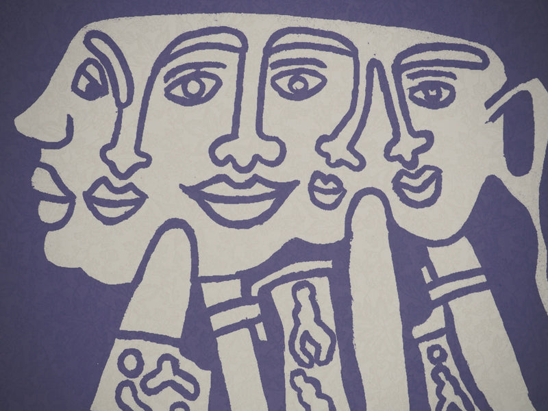 Yvon TAILLANDIER : Le Catitipède violet, Sérigraphie originale (photo de détail 4) - Crédit photo : Galerie Art.Paris