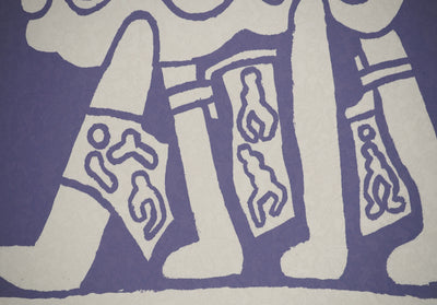 Yvon TAILLANDIER : Le Catitipède violet, Sérigraphie originale (photo de détail 5) - Crédit photo : Galerie Art.Paris