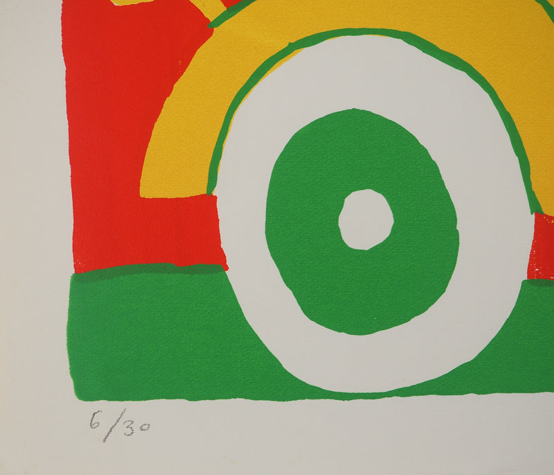 Yvon TAILLANDIER : Le voyage du Catitipède, Sérigraphie originale (photo de détail 3) - Crédit photo : Galerie Art.Paris