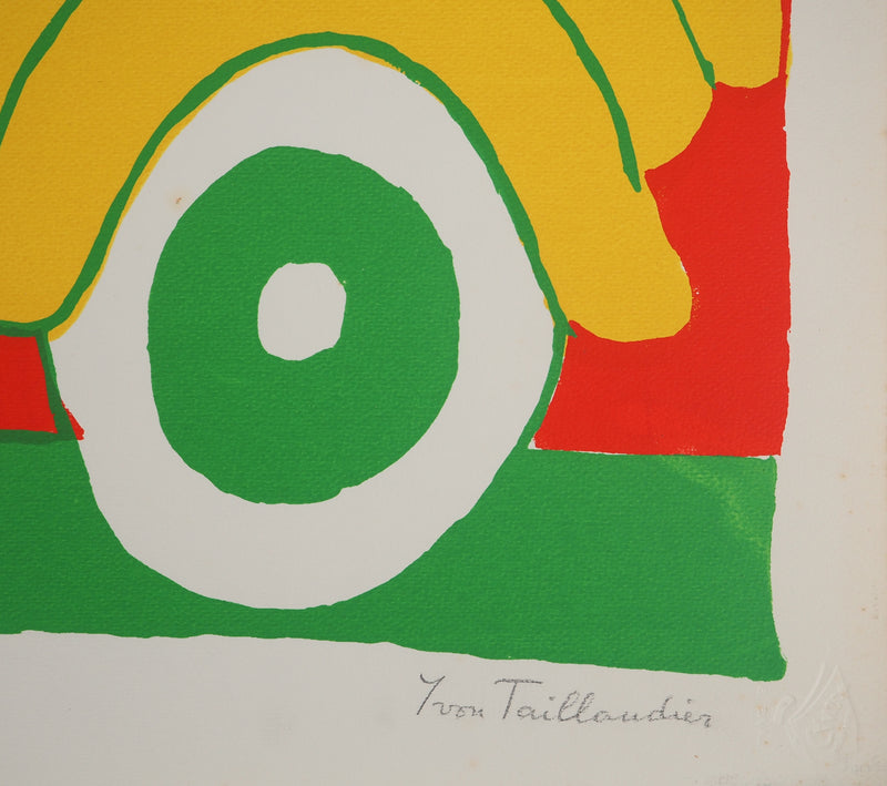 Yvon TAILLANDIER : Le voyage du Catitipède, Sérigraphie originale (photo de détail 4) - Crédit photo : Galerie Art.Paris