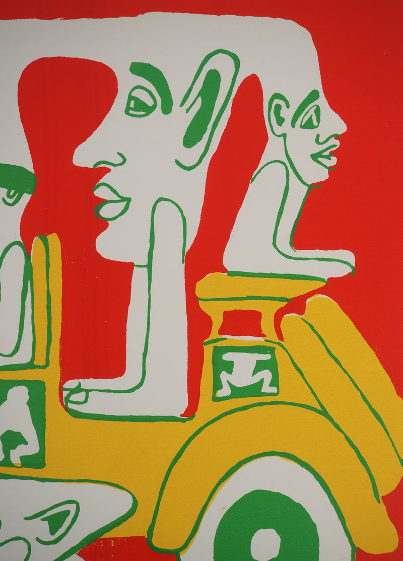 Yvon TAILLANDIER : Le voyage du Catitipède, Sérigraphie originale (photo de détail 7) - Crédit photo : Galerie Art.Paris