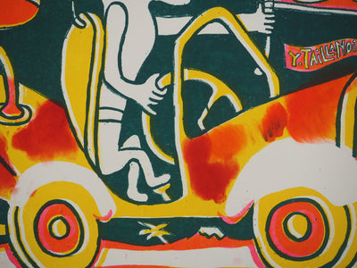 Yvon TAILLANDIER : Le voyageur, La Havane II, Sérigraphie originale (photo de détail 6) - Crédit photo : Galerie Art.Paris