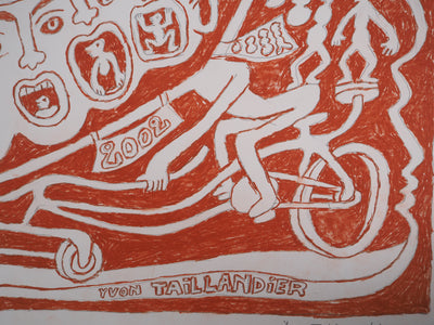 Yvon TAILLANDIER : Le cri du Catitipède, Dessin original (photo de détail 5) - Crédit photo : Galerie Art.Paris