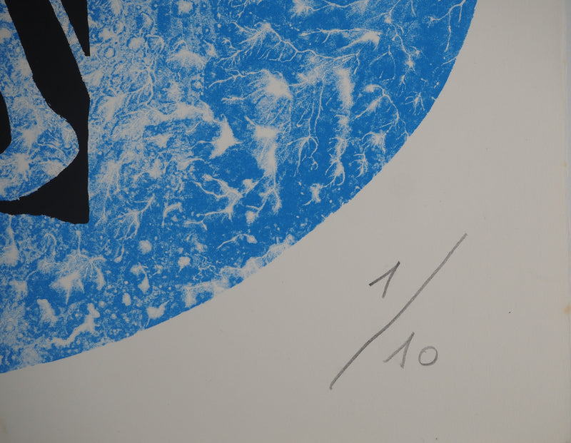 Yvon TAILLANDIER : Le Catitipède dans un ovale, Sérigraphie originale (photo de détail 4) - Crédit photo : Galerie Art.Paris