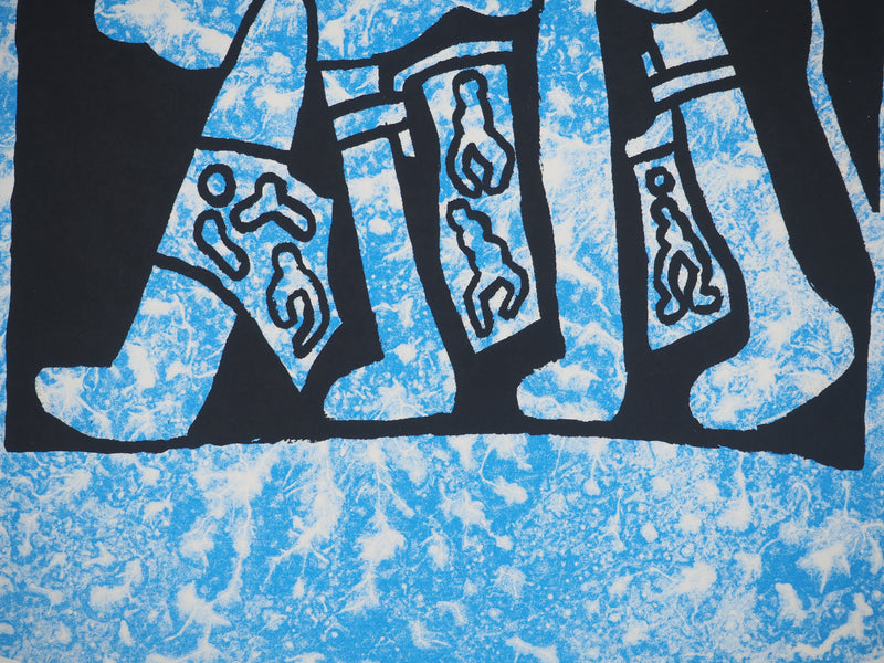 Yvon TAILLANDIER : Le Catitipède dans un ovale, Sérigraphie originale (photo de détail 7) - Crédit photo : Galerie Art.Paris