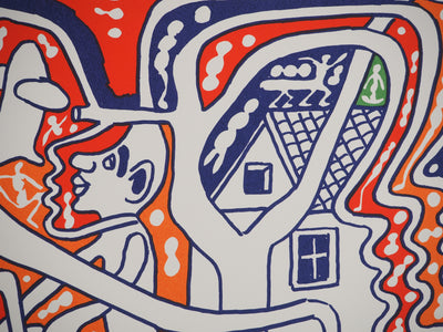 Yvon TAILLANDIER : Les aviateurs III, Sérigraphie originale (photo de détail 6) - Crédit photo : Galerie Art.Paris