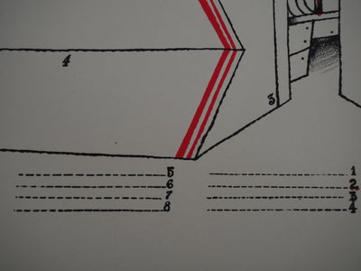 Lucio DEL PEZZO : Décomposition  mathématique, Lithographie originale (photo de détail 5) - Crédit photo : Galerie Art.Paris