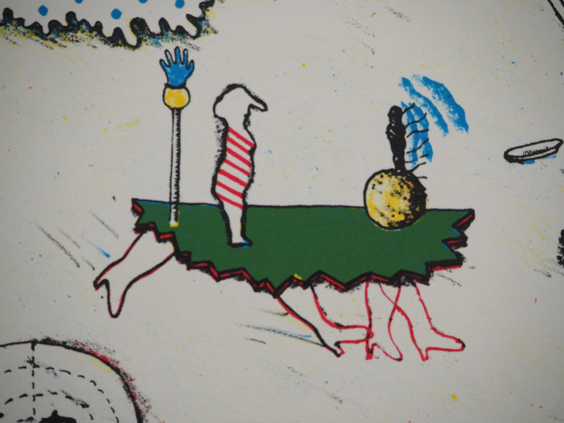 Jan VOSS : Voyage de la vie, Lithographie originale (photo de détail 4) - Crédit photo : Galerie Art.Paris