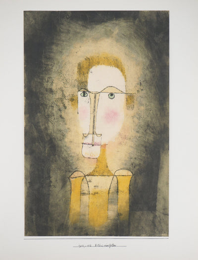 Paul KLEE : Portrait d'un homme jaune, Lithographie originale (vue générale) - Crédit photo : Galerie Art.Paris