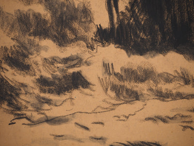 Maximilien LUCE : Le petit bois, Dessin original (photo de détail 4) - Crédit photo : Galerie Art.Paris