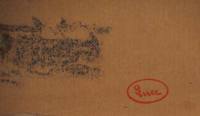Maximilien LUCE : Paysage orageux, Dessin original (photo de détail 4) - Crédit photo : Galerie Art.Paris
