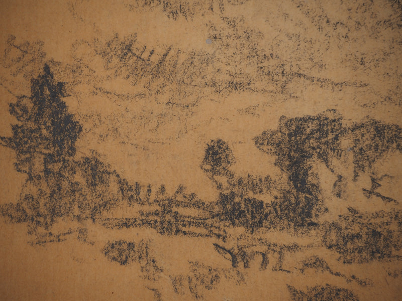 Maximilien LUCE : Paysage orageux, Dessin original (photo de détail 5) - Crédit photo : Galerie Art.Paris