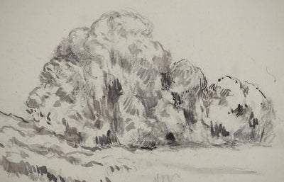 Maximilien LUCE : Le bois joli, Dessin original (photo de détail 3) - Crédit photo : Galerie Art.Paris
