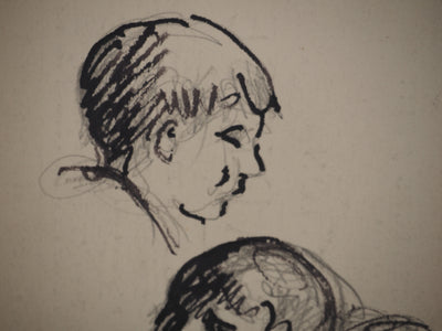 Maximilien LUCE : Portrait d'enfant, Dessin original (photo de détail 4) - Crédit photo : Galerie Art.Paris