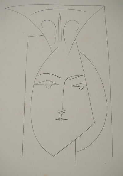 Pablo PICASSO : Carmen, la femme à la coiff, Gravure originale (photo de détail 3) - Crédit photo : Galerie Art.Paris