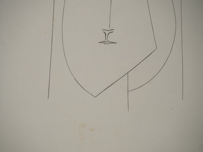 Pablo PICASSO : Carmen, la femme à la coiff, Gravure originale (photo de détail 4) - Crédit photo : Galerie Art.Paris