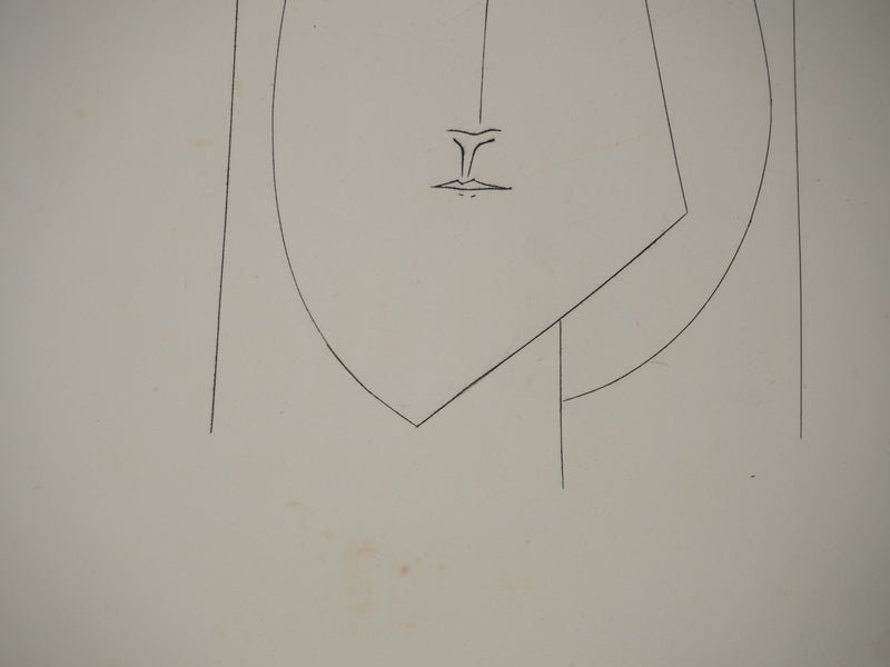 Pablo PICASSO : Carmen, la femme à la coiff, Gravure originale (photo de détail 4) - Crédit photo : Galerie Art.Paris