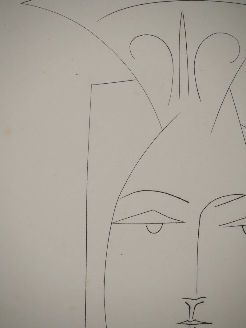 Pablo PICASSO : Carmen, la femme à la coiff, Gravure originale (photo de détail 6) - Crédit photo : Galerie Art.Paris