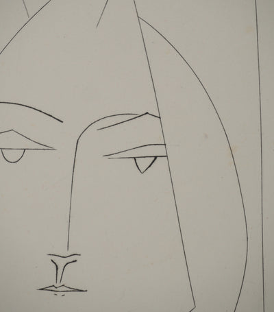 Pablo PICASSO : Carmen, la femme à la coiff, Gravure originale (photo de détail 7) - Crédit photo : Galerie Art.Paris