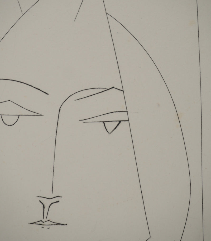 Pablo PICASSO : Carmen, la femme à la coiff, Gravure originale (photo de détail 7) - Crédit photo : Galerie Art.Paris