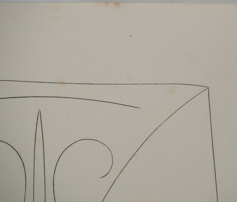 Pablo PICASSO : Carmen, la femme à la coiff, Gravure originale (photo de détail 8) - Crédit photo : Galerie Art.Paris
