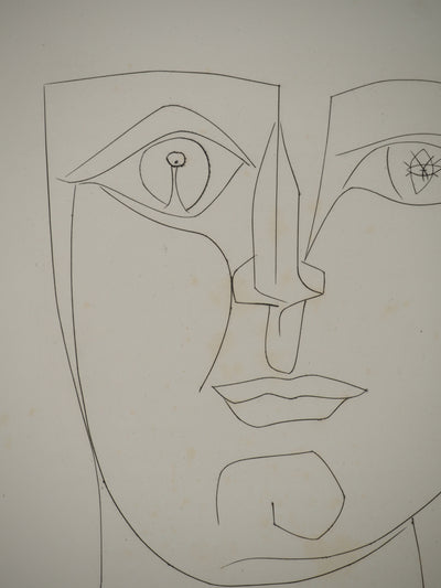 Pablo PICASSO : Carmen, le masque d'homm, Gravure originale (photo de détail 4) - Crédit photo : Galerie Art.Paris