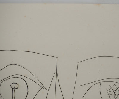 Pablo PICASSO : Carmen, le masque d'homm, Gravure originale (photo de détail 6) - Crédit photo : Galerie Art.Paris