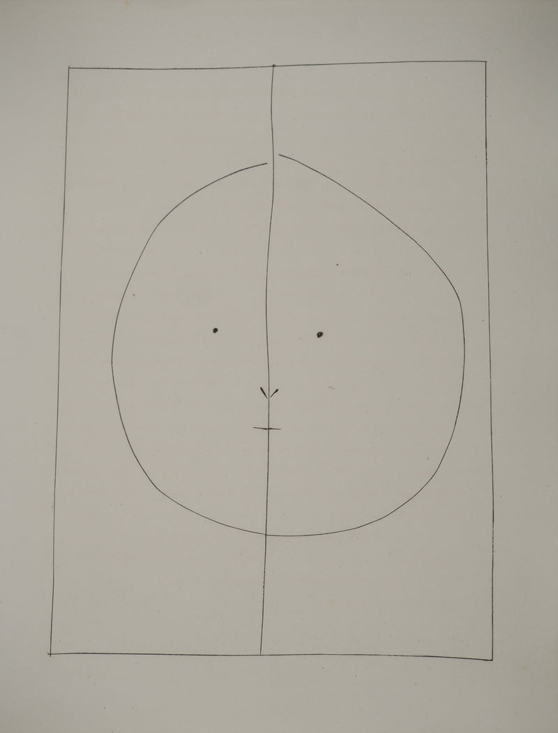 Pablo PICASSO : Carmen, le visage ron, Gravure originale (vue générale) - Crédit photo : Galerie Art.Paris