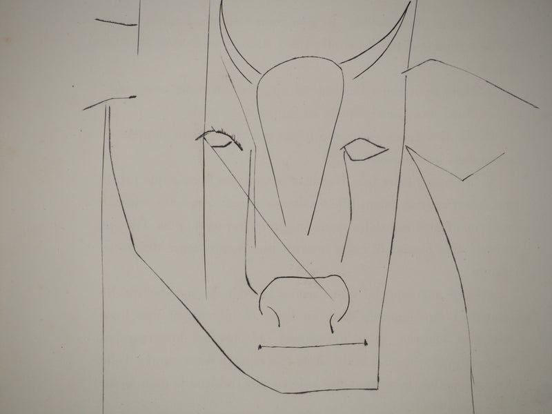 Pablo PICASSO : Carmen, les cornes du taurea, Gravure originale (photo de détail 4) - Crédit photo : Galerie Art.Paris