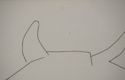 Pablo PICASSO : Carmen, le visage du taurea, Gravure originale (photo de détail 6) - Crédit photo : Galerie Art.Paris