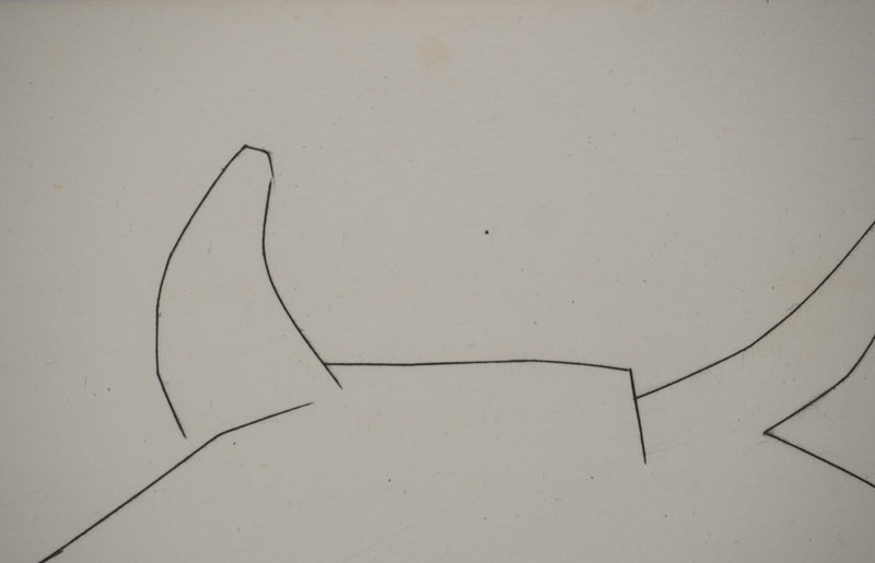 Pablo PICASSO : Carmen, le visage du taurea, Gravure originale (photo de détail 6) - Crédit photo : Galerie Art.Paris