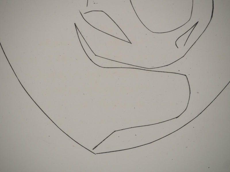 Pablo PICASSO : Carmen, le visage du taurea, Gravure originale (photo de détail 7) - Crédit photo : Galerie Art.Paris