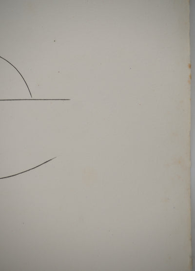 Pablo PICASSO : Carmen, la jeune fille pensiv, Gravure originale (photo de détail 6) - Crédit photo : Galerie Art.Paris