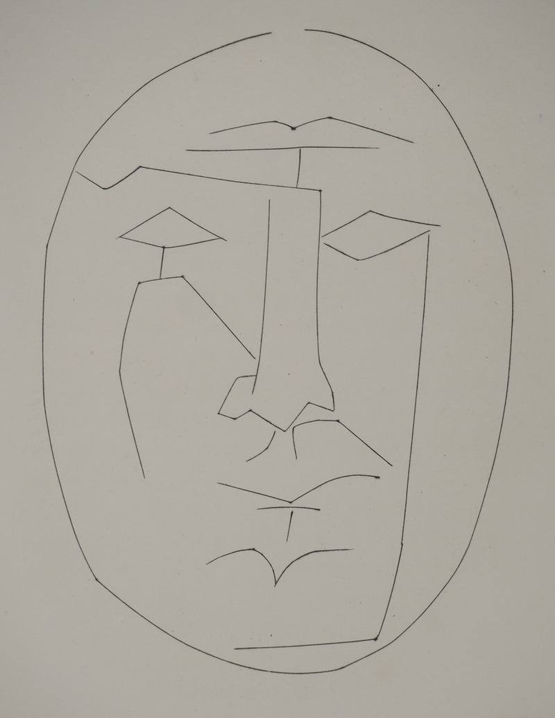Pablo PICASSO : Carmen, le visage oval, Gravure originale (photo de détail 3) - Crédit photo : Galerie Art.Paris