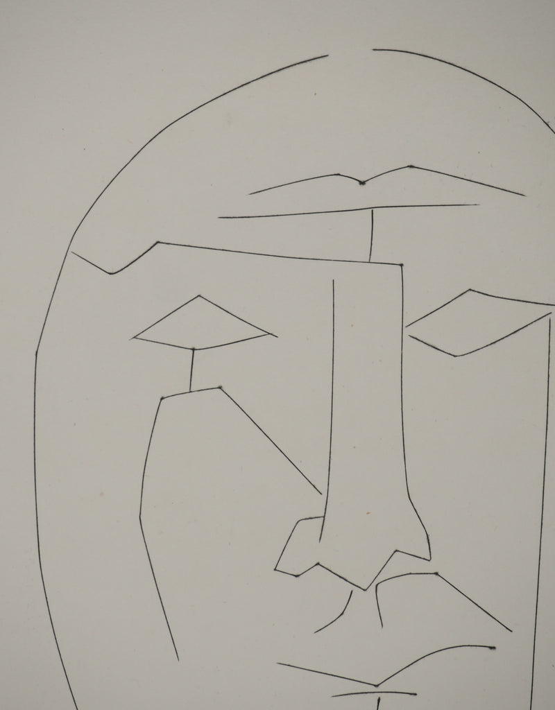 Pablo PICASSO : Carmen, le visage oval, Gravure originale (photo de détail 5) - Crédit photo : Galerie Art.Paris