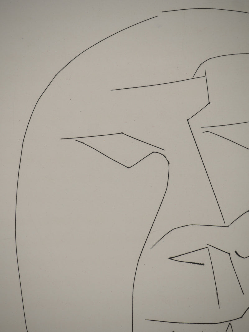 Pablo PICASSO : Carmen, le visage sourian, Gravure originale (photo de détail 7) - Crédit photo : Galerie Art.Paris