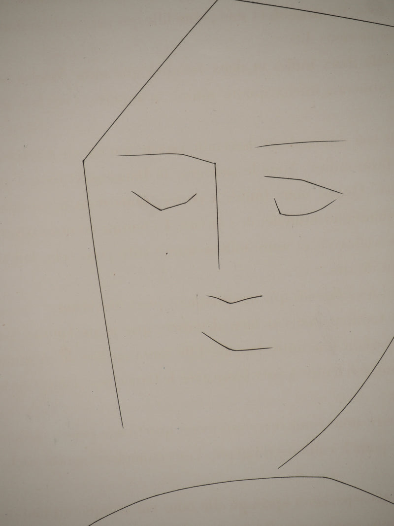 Pablo PICASSO : Carmen, le visage paisibl, Gravure originale (photo de détail 4) - Crédit photo : Galerie Art.Paris