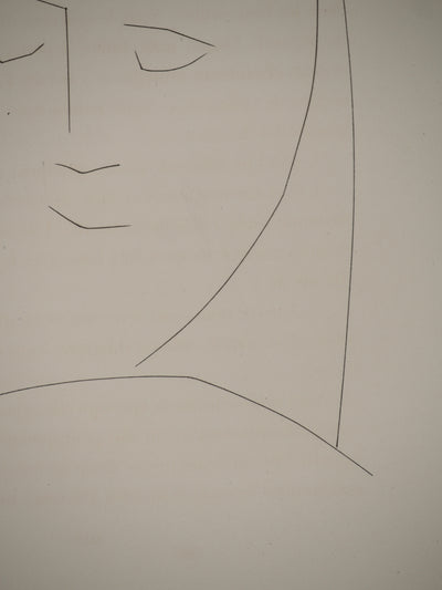 Pablo PICASSO : Carmen, le visage paisibl, Gravure originale (photo de détail 5) - Crédit photo : Galerie Art.Paris