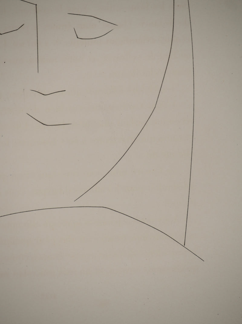 Pablo PICASSO : Carmen, le visage paisibl, Gravure originale (photo de détail 5) - Crédit photo : Galerie Art.Paris