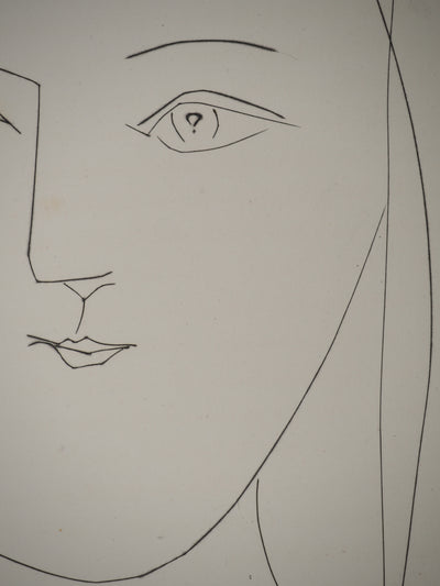 Pablo PICASSO : Carmen, le regard de la jeune fill, Gravure originale (photo de détail 7) - Crédit photo : Galerie Art.Paris